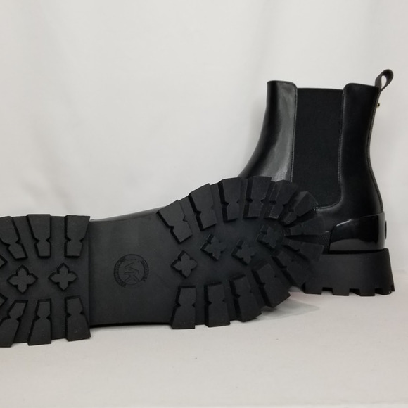 Michael Kors Women's  Rowan Leather Bootie Size 9 Black  NWT - Picture 7 of 8